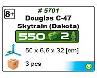 Avion de transport Douglas C-47 Skytrain (Dakota) édition D-Day